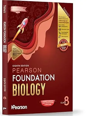 Pearson'26 Foundation Class 8 Biology|For NEET, NTSE & Olympiad Exams| Includes NEET Practice Questions|Free acess to 7 Online Assessments, 33 Video ... via Pearson MyInsights & elibrary|8th edition