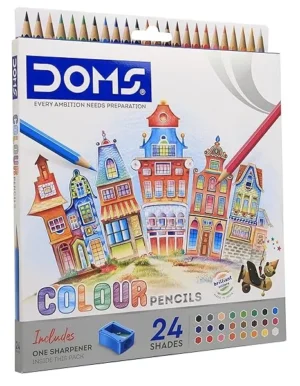 DOMS Fsc 24 Shades Colour Pencil
