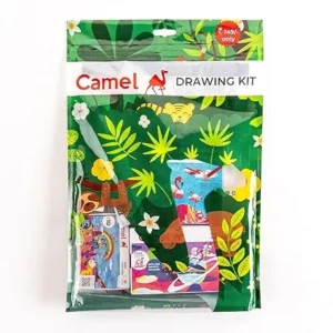 Camel Plastic Drawing Kit, Multicolor